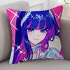 Anime Panty And Stocking With Garterbelt Soft Comfortable Pillow Case Cartoon For Sofa Office Retro Decor Protective Cover