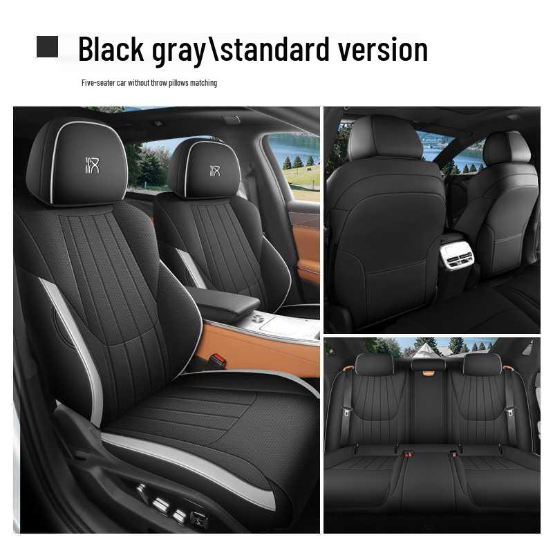 All-Season Leather Seat Covers for BYD Han L 2025 Model - Universal Fit