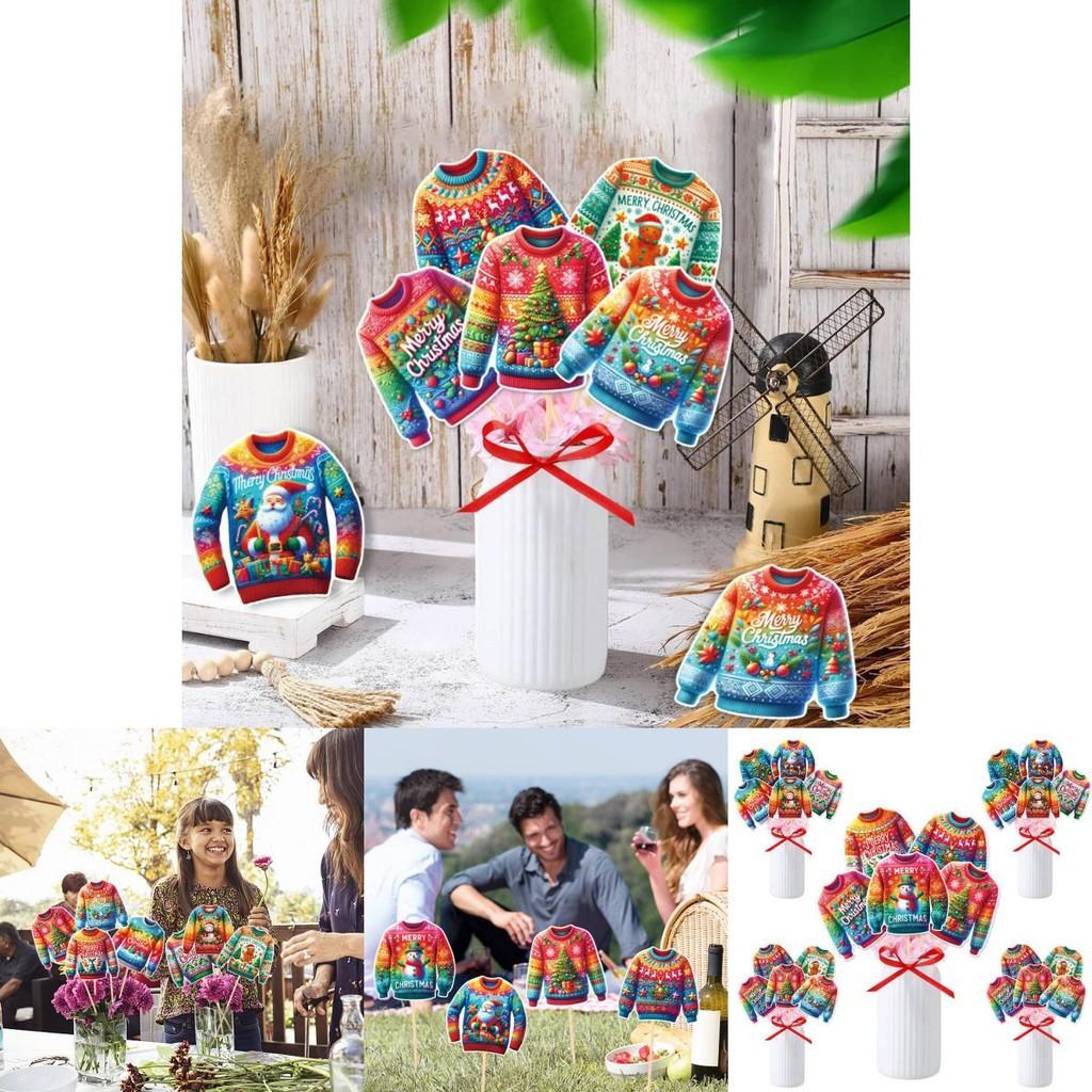Christmas New Year Ugly Sweater Vase Plugin Art Party Decoration Atmosphere