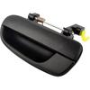 BOXI 80686 Rear Driver Side Exterior Door Handle Compatible for Hyundai Accent 2000 2001 2002 2003 2004 2005 2006 Smooth Black/Replaces 83650-25000