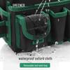 Riñonera de Herramientas Bosque Verde: Cinturón de Electricista Duradero, Impermeable y Multifuncional con Almacenamiento Resistente al Desgaste