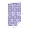 Wallpaper Geometric Pattern Blue and White for Living Room and Bedroom 50x1000