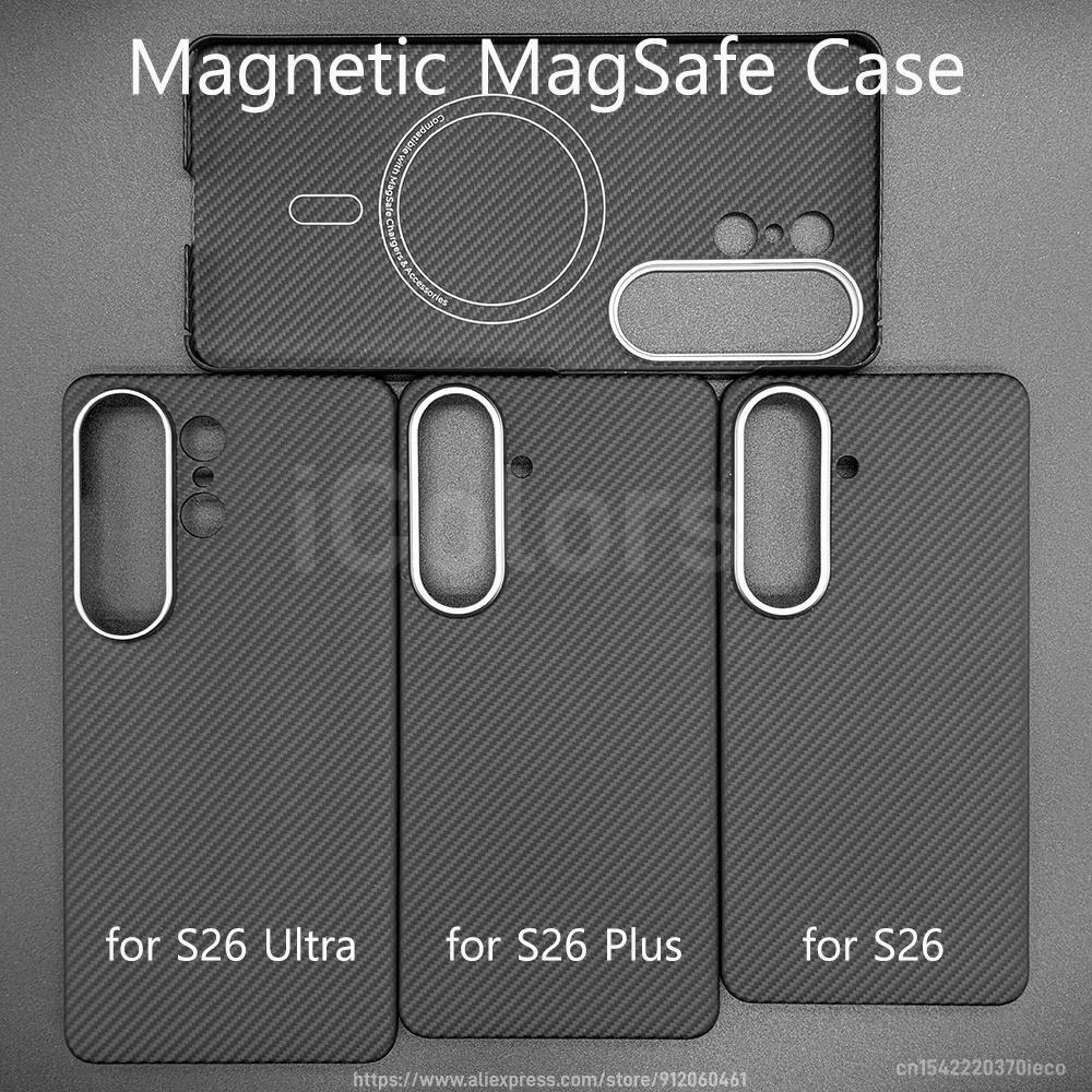 For Samsung Galaxy S25 S26 Ultra/S26 S25 Plus/S26 S25 Edge Genuine Carbon Fiber Aramid Case Ultra Thin Protective Cover