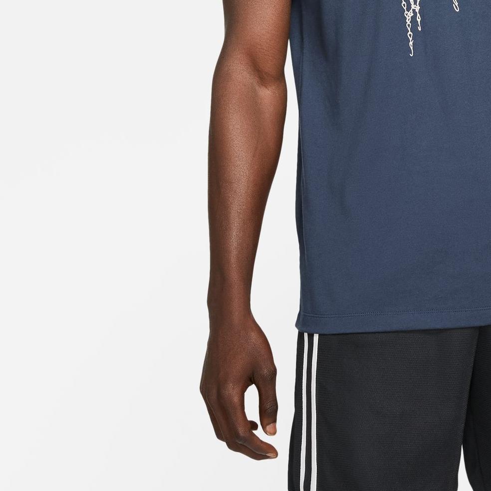 Nike Logo Basketball Short Sleeve T-Shirt Men Tops DD9344-451