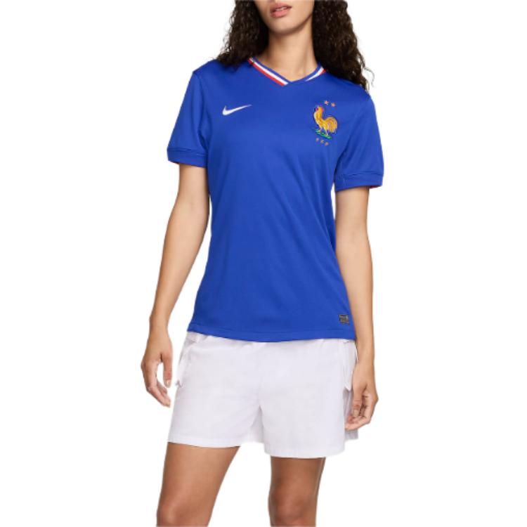 

Nike FFF Stadium Home Dri-FIT Soccer T-Shirt Women Tops Bright-Blue FJ1443-452 XL