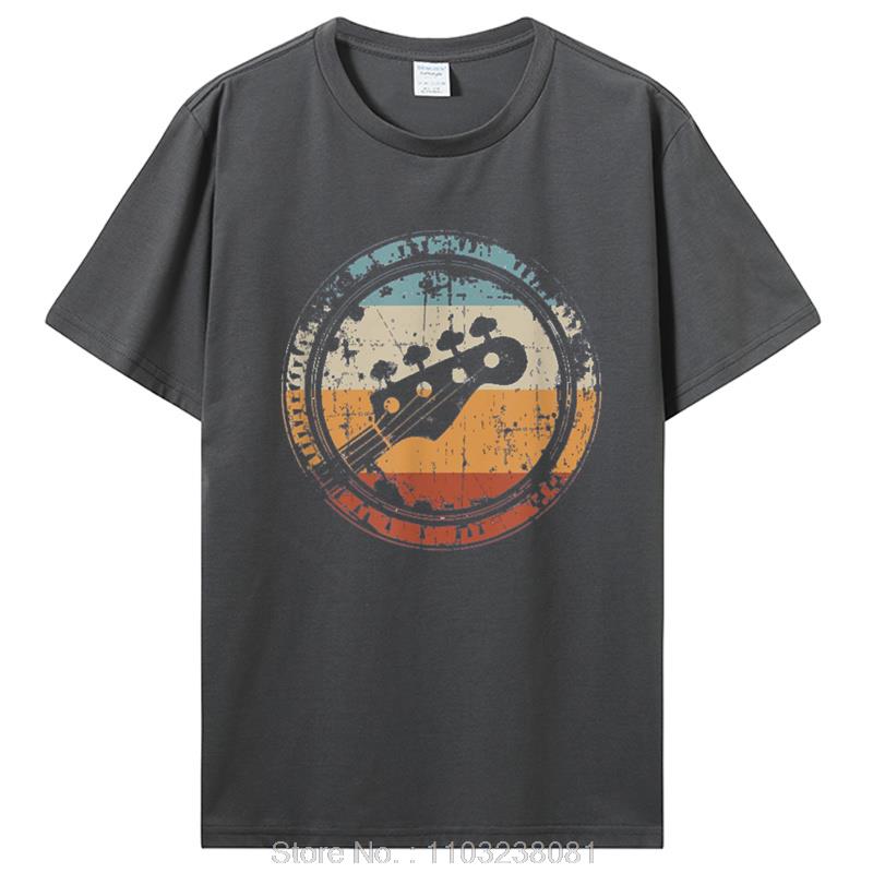 Vintage Bass Guitar Headstock For Bassist And Bass Player T Shirt Graphic Streetwear Cotton Birthday Gifts Summer Tshirt