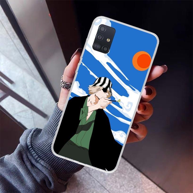 Bleach Kisuke Urahara Phone Case For Samsung Galaxy A52 A51 A50S A32 A22 A12 A02S A72 A71 A31 A70 A30S Note 20 Ultra 10 Plus S10