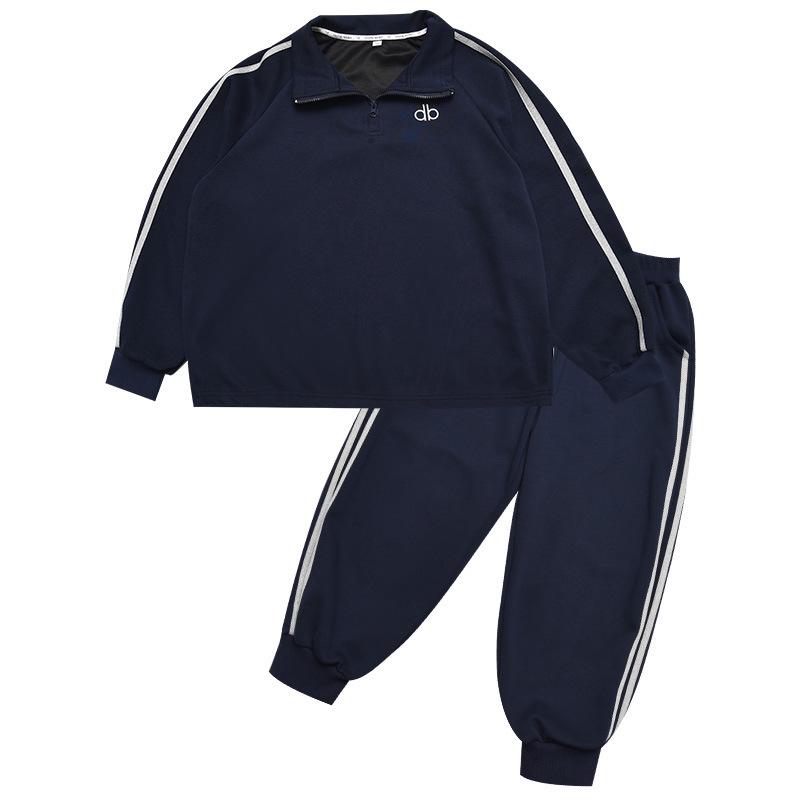 Stilvolles Herbst-Kapuzenpullover-Set für Jungen in Übergröße (8-15 Jahre)