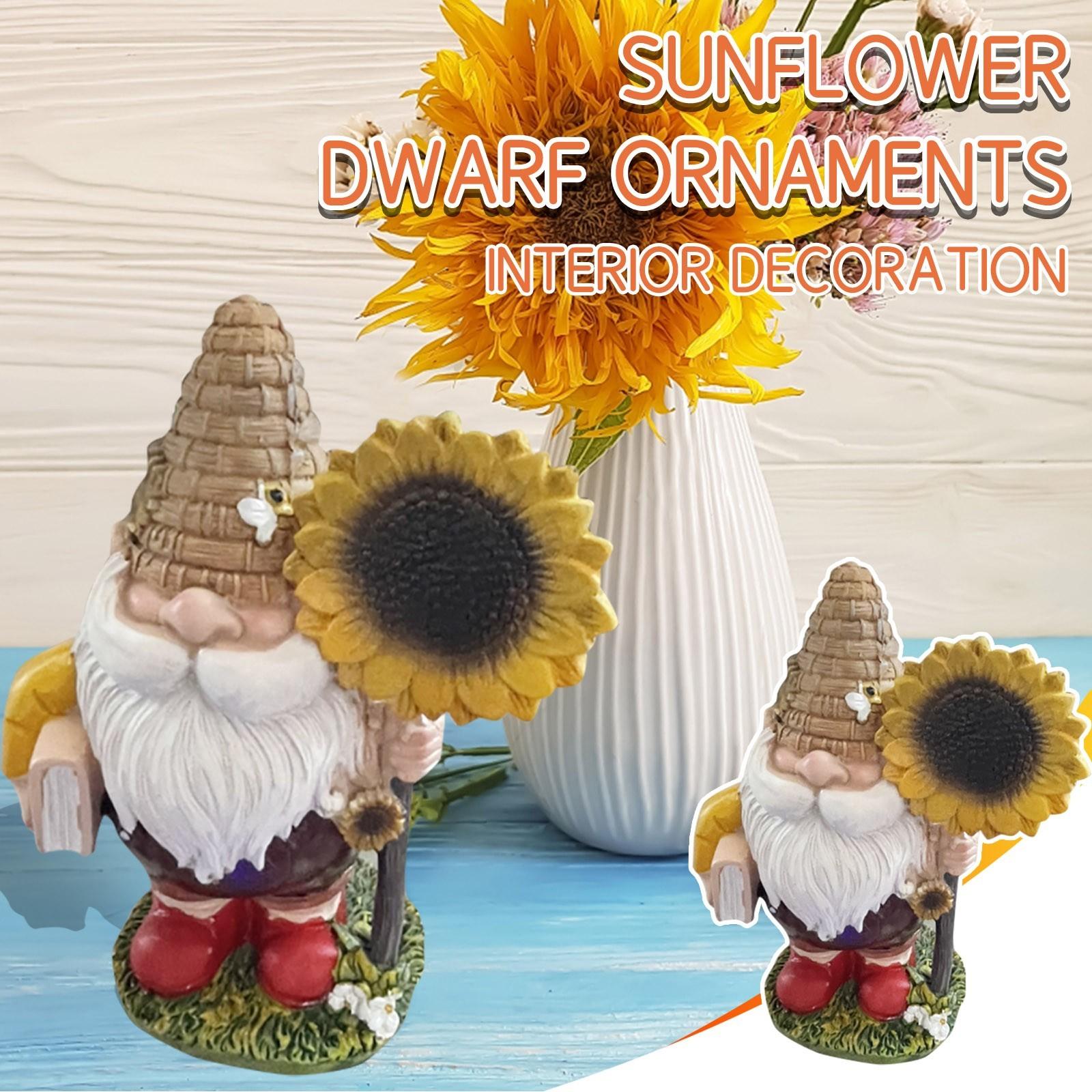 

Пчела подсолнух карлик кукла орнамент украшение карлик сад смола статуя орнамент