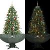 Snowy Christmas Tree with Umbrella Base 170 Cm