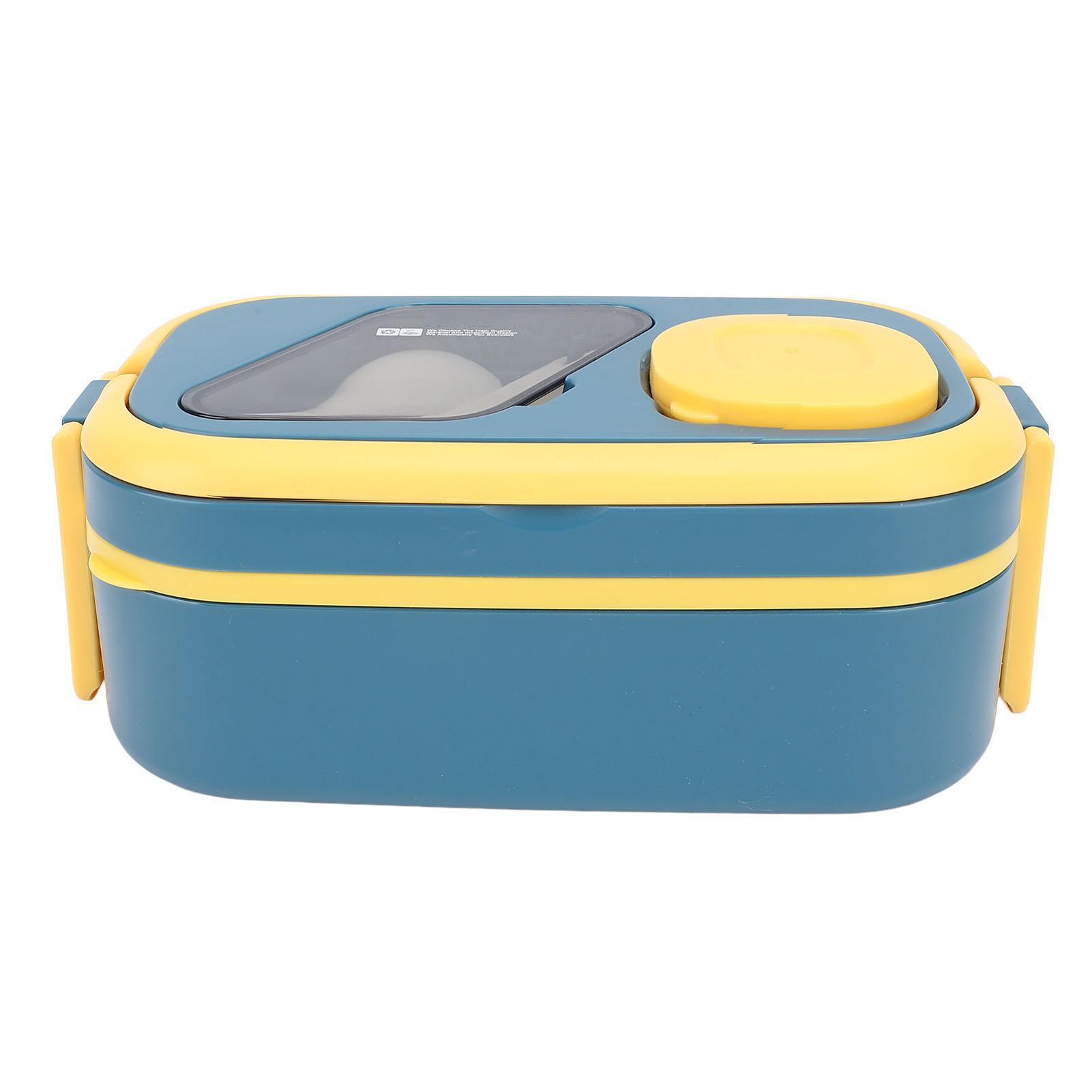 Ланч-бокс двухслойный с несколькими отделениями пластиковый контейнер для ланча для школы работы можно использовать в микроволновой печи Lfor 65-9kg 1378₽