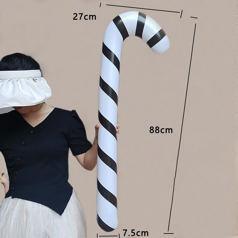 

Рождественская надувная рождественская конфета-трость 2025 Рождественские украшения Рождественские украшения для дома 2024 Рождество Навидад Натал 1PCS