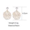 New Exquisite Temperament Pearl Shell Flower Dangle Earrings for Women Charm Summer Beach Korea Earring Jewelry Accessory Gift