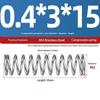 Spring Steel Pressure Return Spring Assortment 0.3/0.4mm Wire Dia 5-20mm Length for Hobbyist Craft Making Projects
