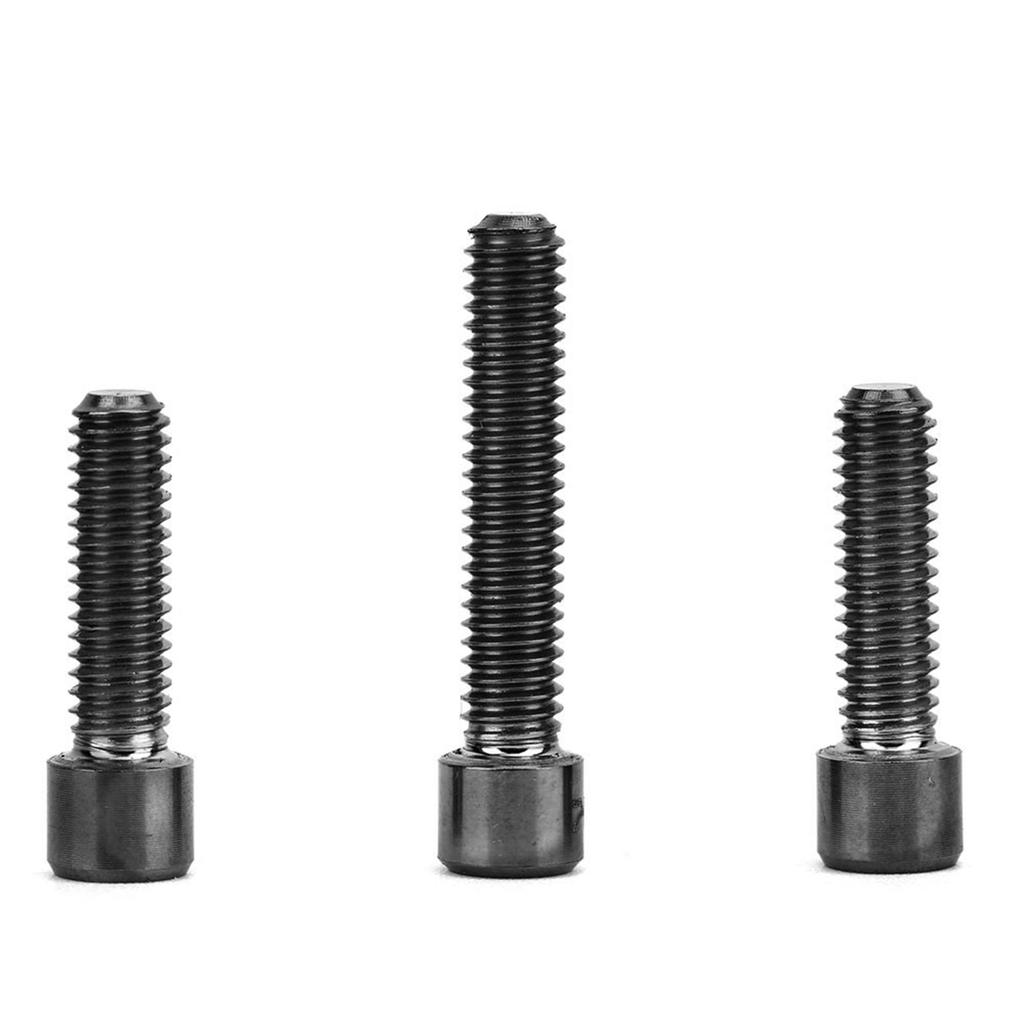 3 Pcs Titanium Alloy Steering Stem Handlebar Rear Dial Screws Bolts Set for Road Bicycle Accessories