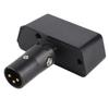Electric Wheelchair Light 3 Pin XLR Head USB Charging Adjustable Angle LED Power Wheelchair Lighting Controller