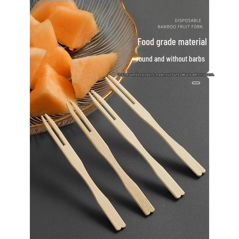 Handunyou Disposable Colorful Fruit Forks