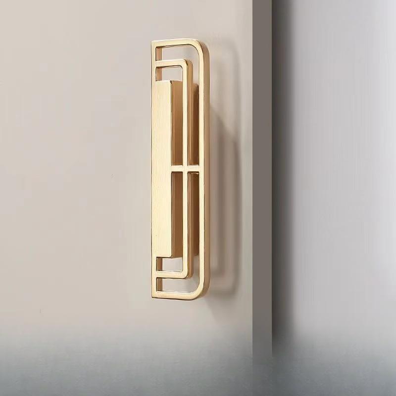 New Chinese Style, Wardrobe Door Handles, Cabinet Door Handles, Drawer Shoe Cabinet Handles, Extended, Paired, Furniture Hardware