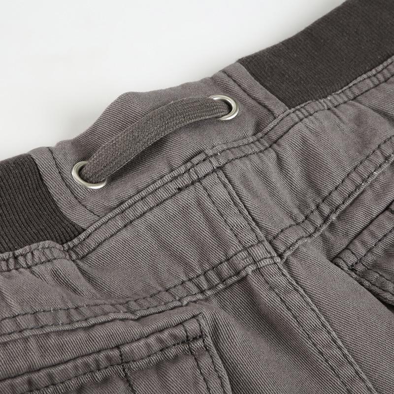 American Retro Low-Rise Straight Leg Lace-Up Jeans - Versatile Street Style Workwear