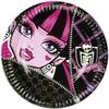 Tableware - Monster High - R552245 - 8 Cardboard Plates - 23 Cm - Pink - For Adults