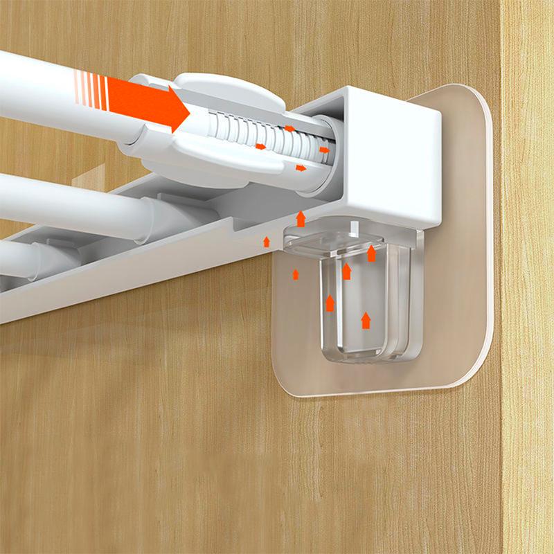 10 buc. Suporturi adezivi Umerașe de perete Cârlige Suport raft Suport despărțitor SuportRack