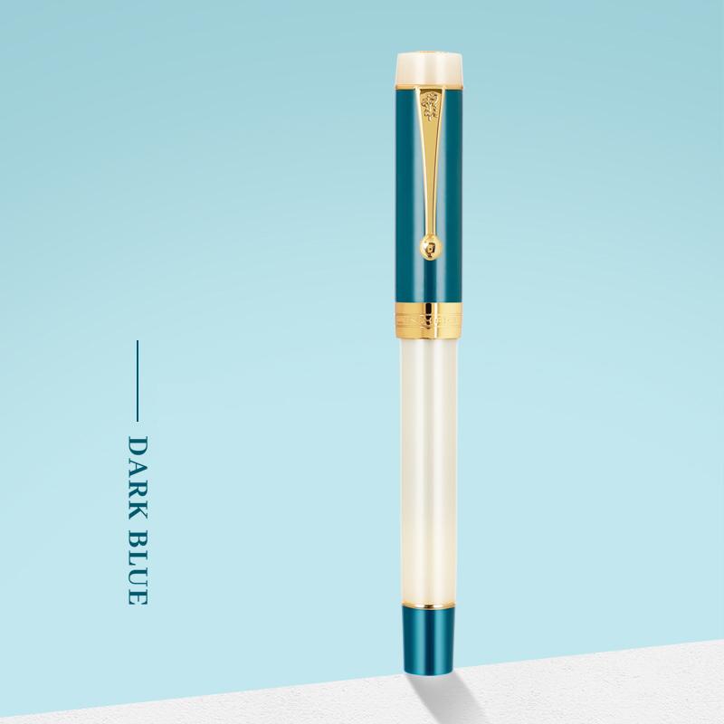 JINHAO 100 Centennial Fountain Pen Resin Gold Clip Nib EF F M Students Pens Business Stationery School Office Supplies PK 9019