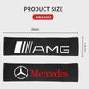 Car Seat Belt Shoulder Protector Cover Auto Accessories For Mercedes Benz AMG W204 W205 W212 W213 W221 W177 W246 GLA GLC CLA A