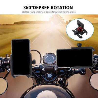 Adjustable Detachable Motorcycle Bike Handlebars Phone Mount 11, X, XR, 8,8 Plus, 7,, Holds Phones