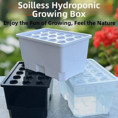 Practical Split Design Hydroponic Box Plastic Thicken Versatile Cultivation Box Nursery Pots Planting Container Fruits Growing