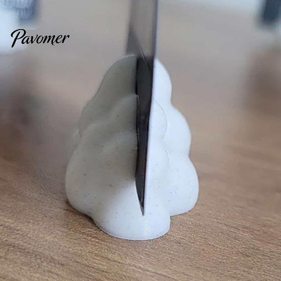 Office Desk Photo Holder 5Pcs 3D Printed Stand, Decorative Display Rack, Lovely Cloud Shape Picture Small Easel for Photos Leaf Artwork Hand Paintings