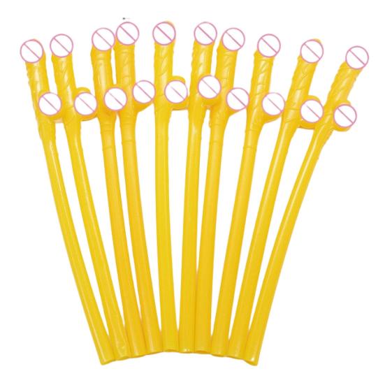10Pcs Novelty Bachelorette Party Straws Disposable Excellent Wedding Hen Night Supplies Straw