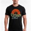 Vintage  Retro Vinyl Record Born In  Birthday TShirt Summer Casual Cotton Tee Oversized Streetwear Tops  Cotton