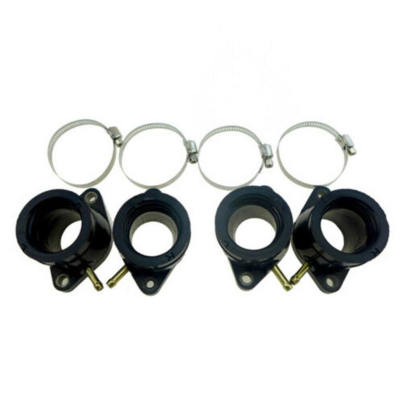 4PCS Intake Tube Boot Replacement for XJ650 XJ750 1981-1983 Replacement for 5G2-13586-02-00 5G2-13596-01-00