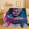 Neue Mode B-Bieber Sänger Star Flanelldecke, Ultraweiche Warme Plüschdecke für Zuhause Schlafzimmer Bett Sofa Abdeckung Büro Reise Geschenk