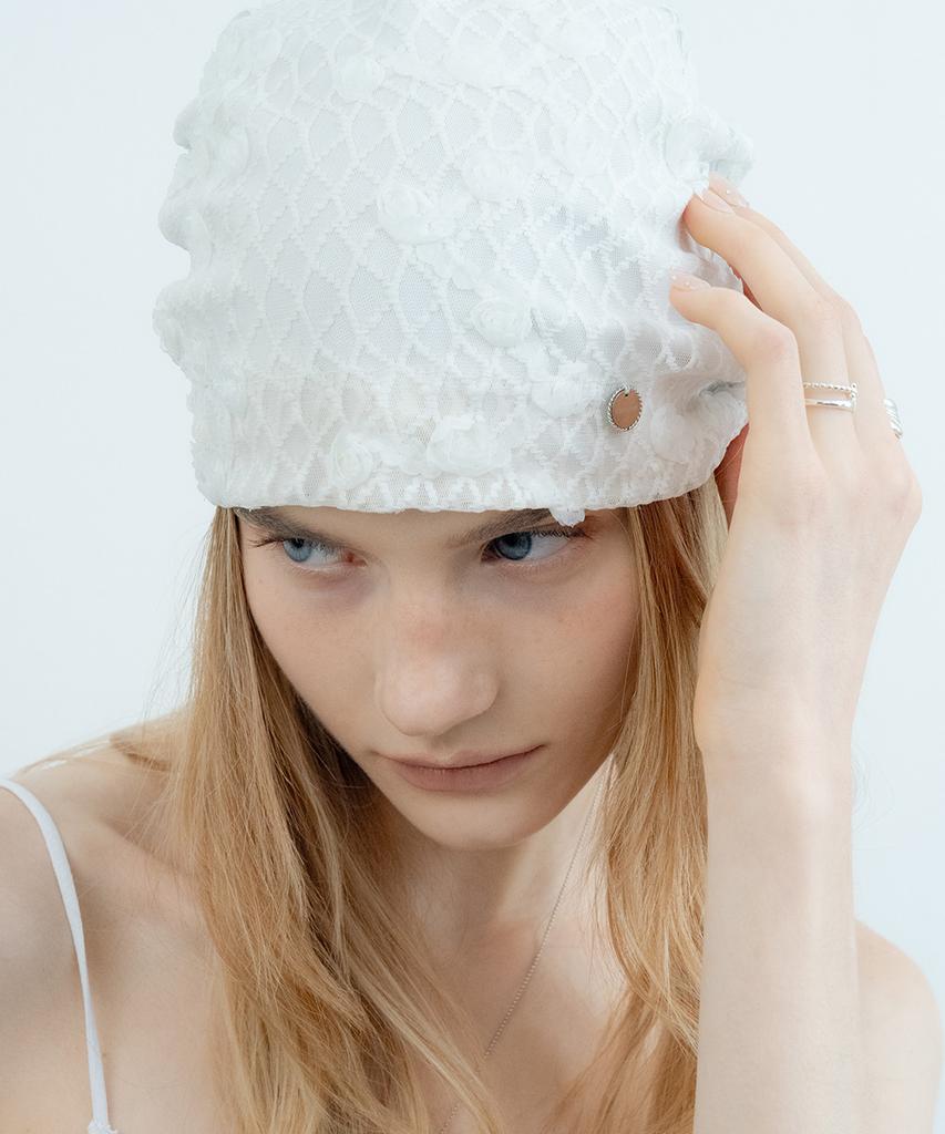 Jenadu Eternal Rose Beanie_Ivory