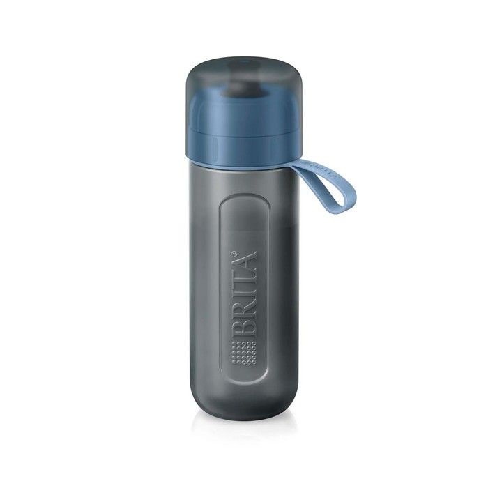 Bouteille De Sport BRITA Active Bleu Foncé 600 Ml Avec 2 Filtres À Microdisque