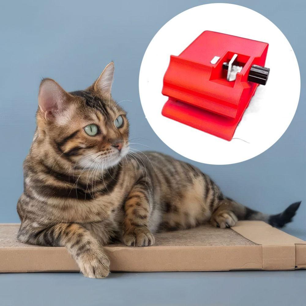 Cat Shape Cat Cardboard Cutter Plastic Sliding Cutter  Cardboard Recycle Tool
