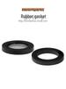 Silicone Rubber Gasket Shower Head Seal Ring, Water Heater Pipe Flat Washer, 4-6 Minute Installation.
