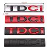 3D Metal TDCI Letters Car Rear Trunk Emblem Badge Sticker Decals For Ford Kuga Explorer Transit Accessories