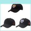 Unisex Adjustable Outdoor Fishing Hat With Tiger Embroidery Summer And Winter Cap