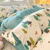 Bedding Four-piece Set, Cotton Pure Cotton Floral Quilt Cover, Bed Sheet Dormitory Three-piece Set