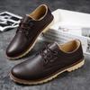 Non Slip and Waterproof Men's Leather Shoes Round Toe Flat Male Casual Shoe Footwear Offer On Sale Comfortable Classic Original