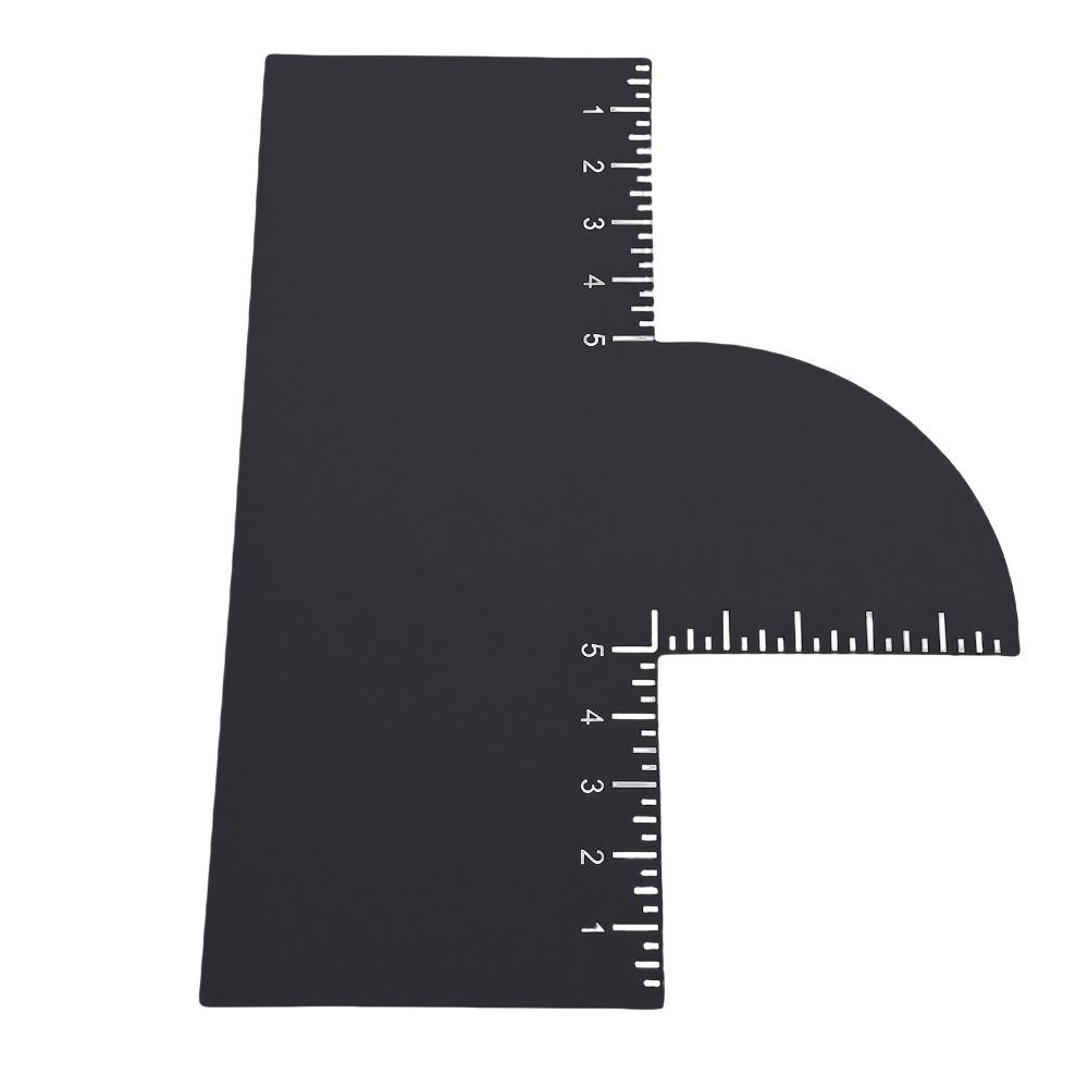4pcs Reusable Hairline Shaping Tool Easy To Clean Edge Line Up Tool Barber Enhancement Card For Men