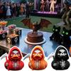 Scheletul Zeului Morții Rață Statuie Halloween Ținând Seceră Figurină Decorațiune Gotică Ornament pentru Casă Raft de Cărți Mașină