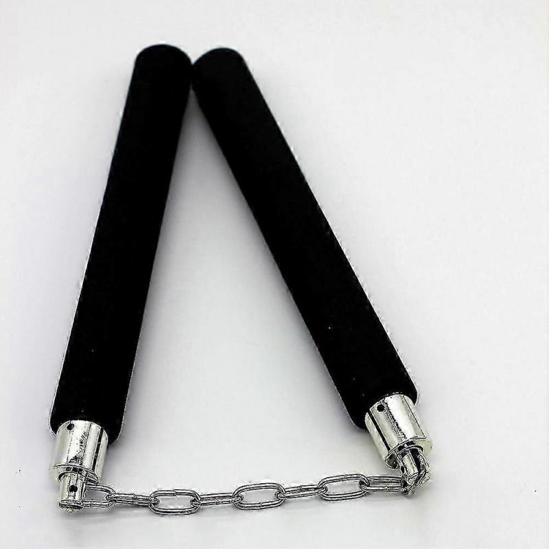 Durable Metal Chain Martial Sponge Nunchaku Show