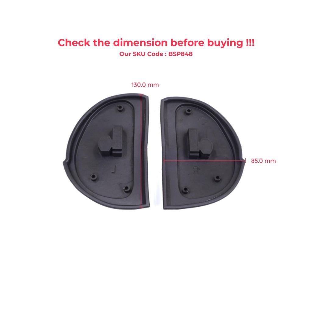 ESP848 LHD Electric Exterior Side Wing Mirror Rubber Seals Pads Left Right For Mercedes W210 W140 W202 S202 SL R129 Facelift