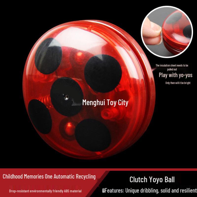 Miracle Girl Luminous Metal Yo-Yo with Automatic Retraction for Kids
