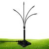 Sistema di raffreddamento a nebulizzazione da terra Sistema di nebulizzazione regolabile per patio Forniture portatili per il caldo Accessori rinfrescanti per animali domestici da terra Per