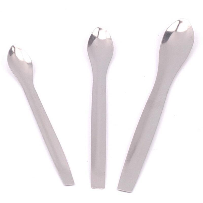 3 ks/sada Nerezová lžíce na léčiva Chemický experiment Lékárna