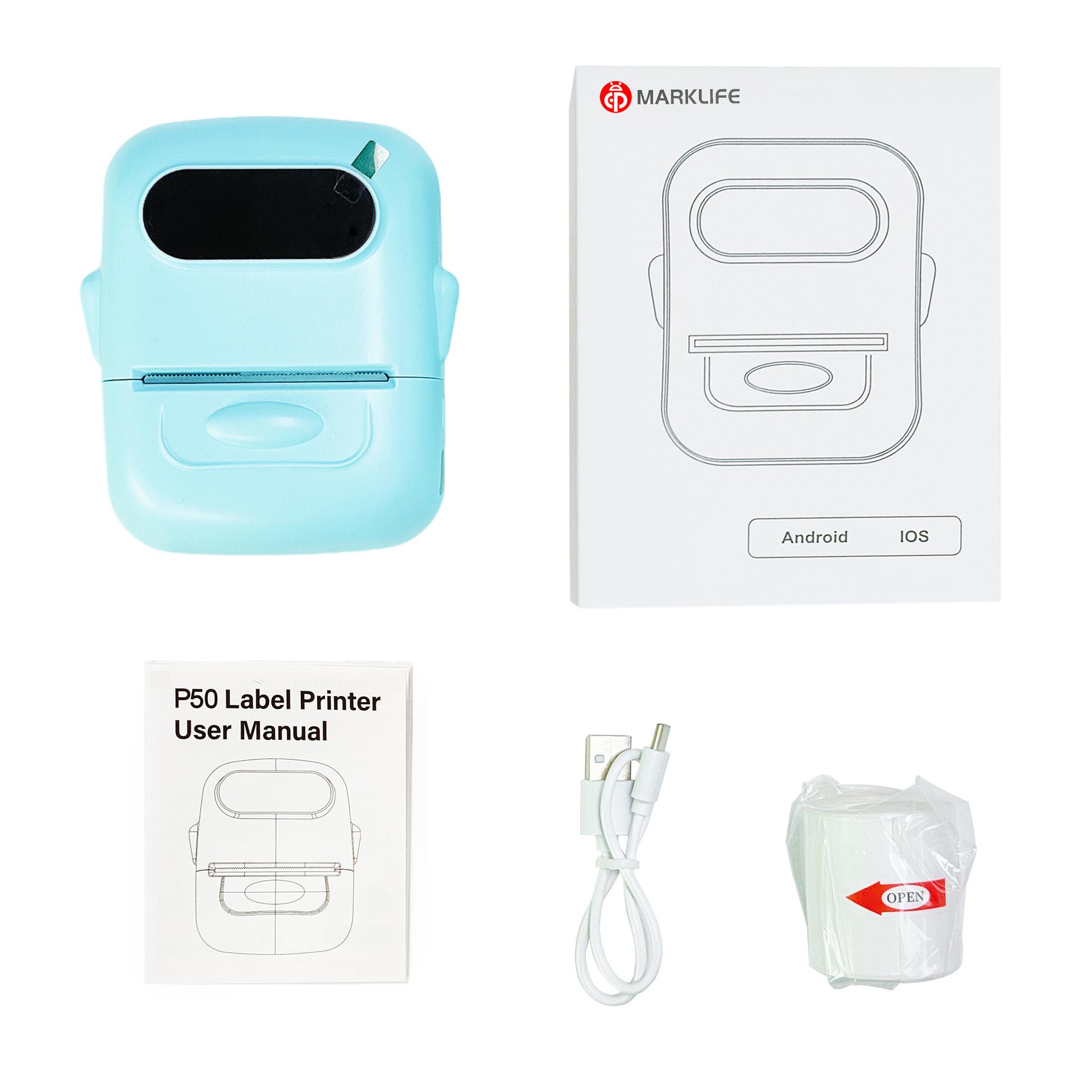 Cross-Border P50 Inkless Thermal Label Printer